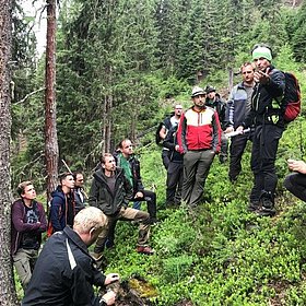 Im Wald lernen Waldaufseher am besten