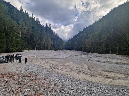 Schotterrückhaltebecken Hellersperre