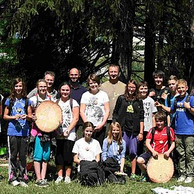 Waldtag mit der 3. Hauptschulklasse Pians