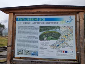 LIFE Lech-Projekt Flussaufweitung